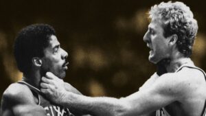 The Infamous Larry Bird and Dr. J Fight